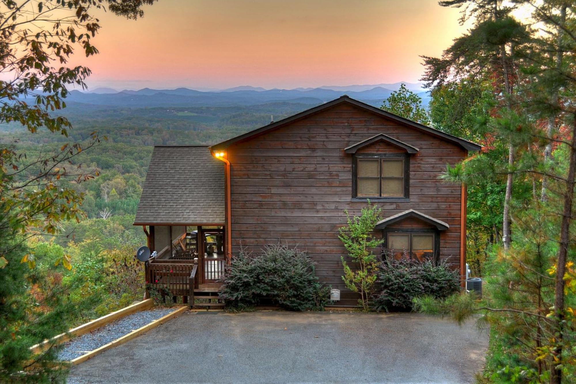The View Sweeping Mountain Views Gas Fireplace Game Room Hot Tub 蓝岭 外观 照片
