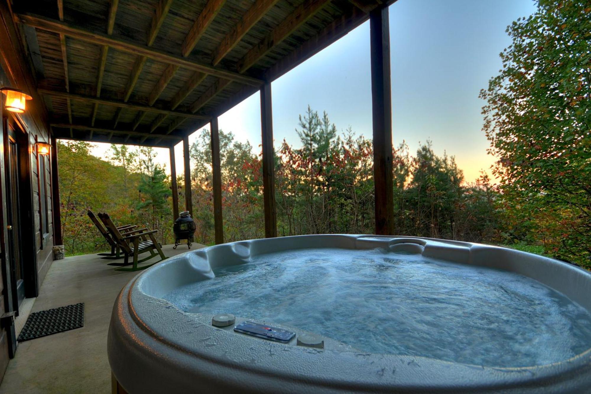 The View Sweeping Mountain Views Gas Fireplace Game Room Hot Tub 蓝岭 外观 照片