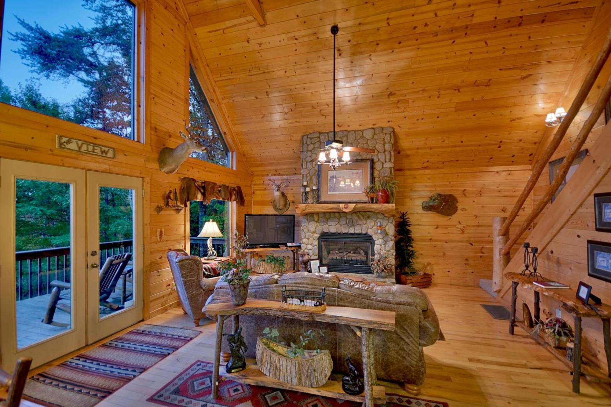 The View Sweeping Mountain Views Gas Fireplace Game Room Hot Tub 蓝岭 外观 照片