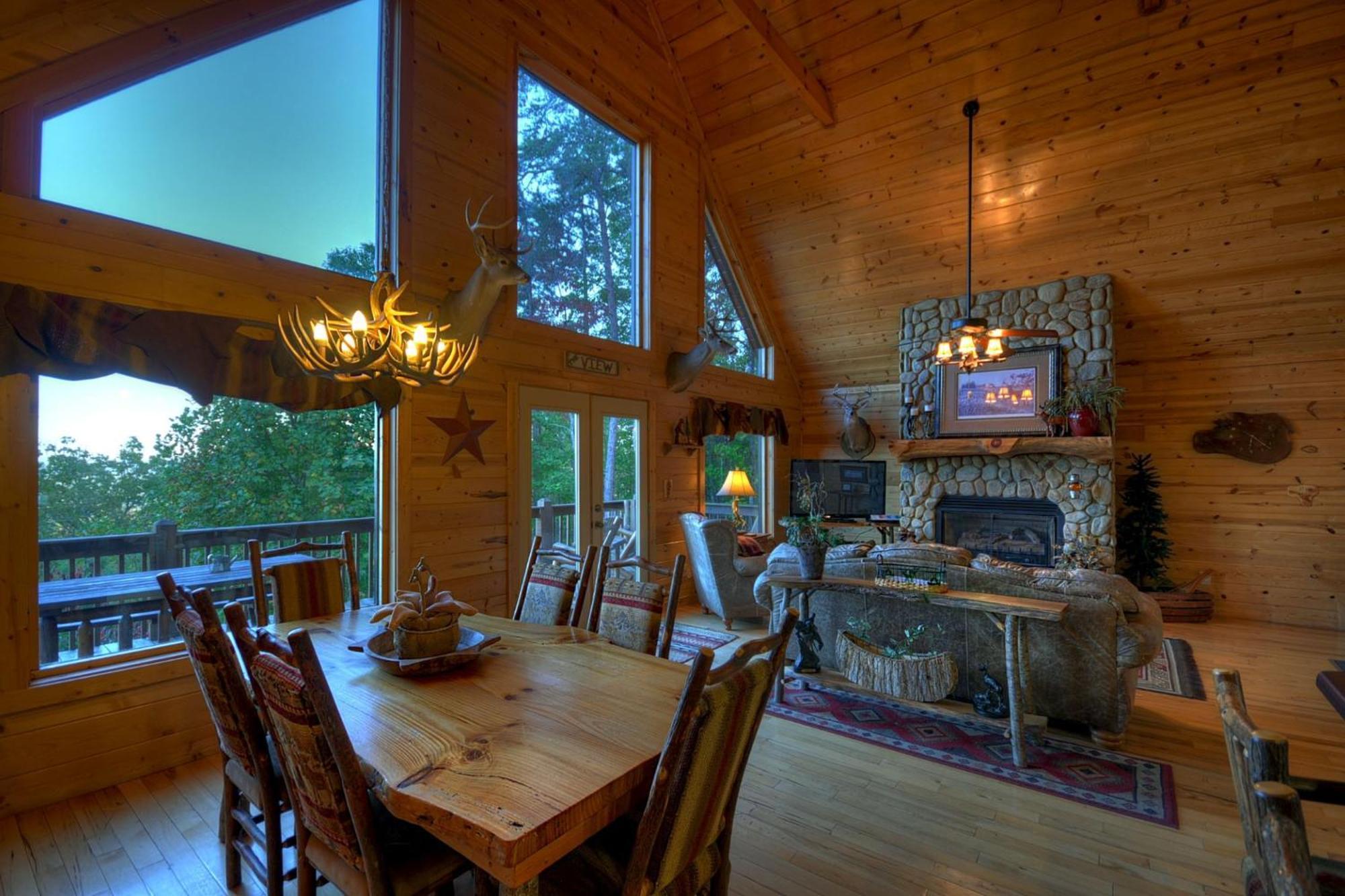 The View Sweeping Mountain Views Gas Fireplace Game Room Hot Tub 蓝岭 外观 照片