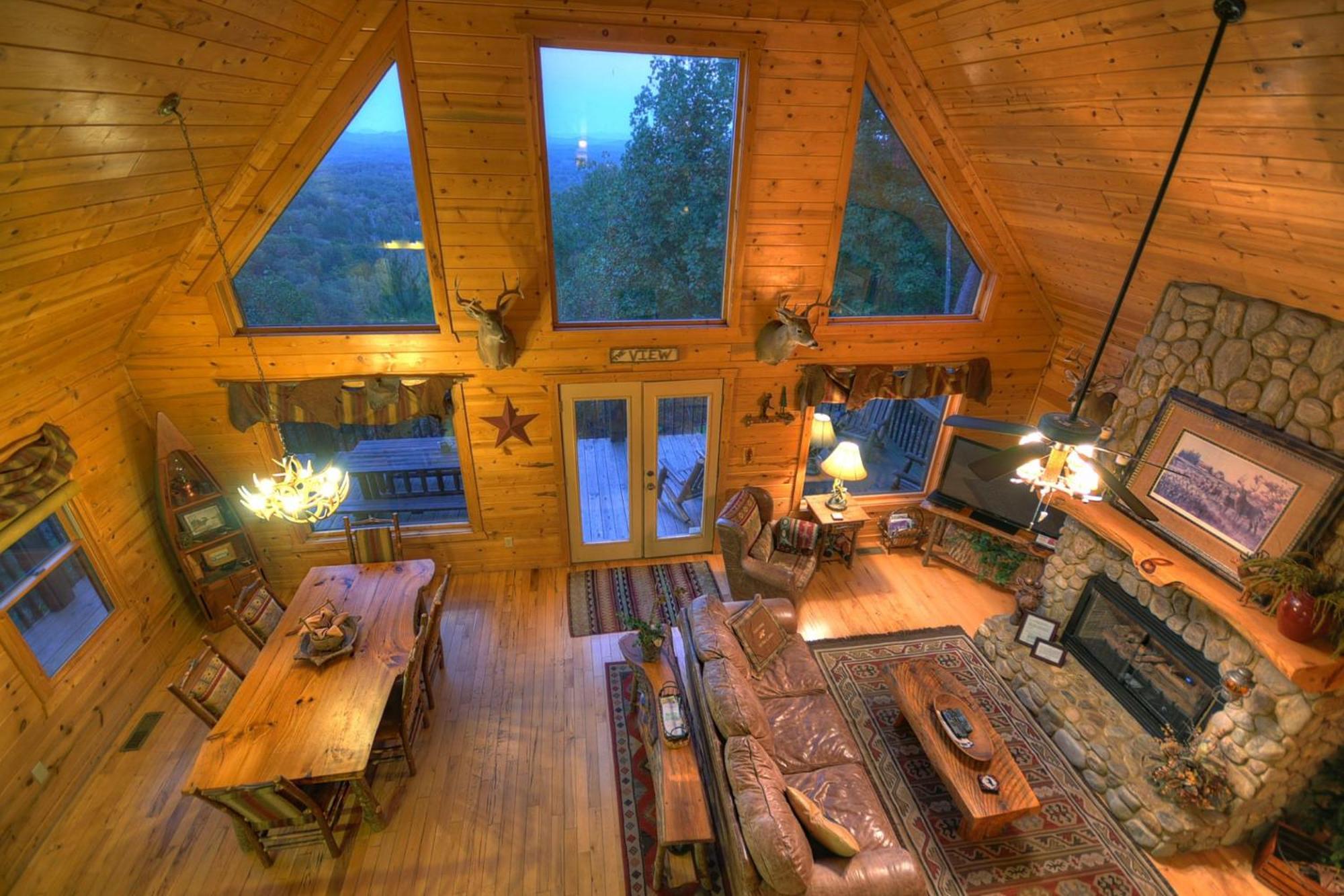 The View Sweeping Mountain Views Gas Fireplace Game Room Hot Tub 蓝岭 外观 照片