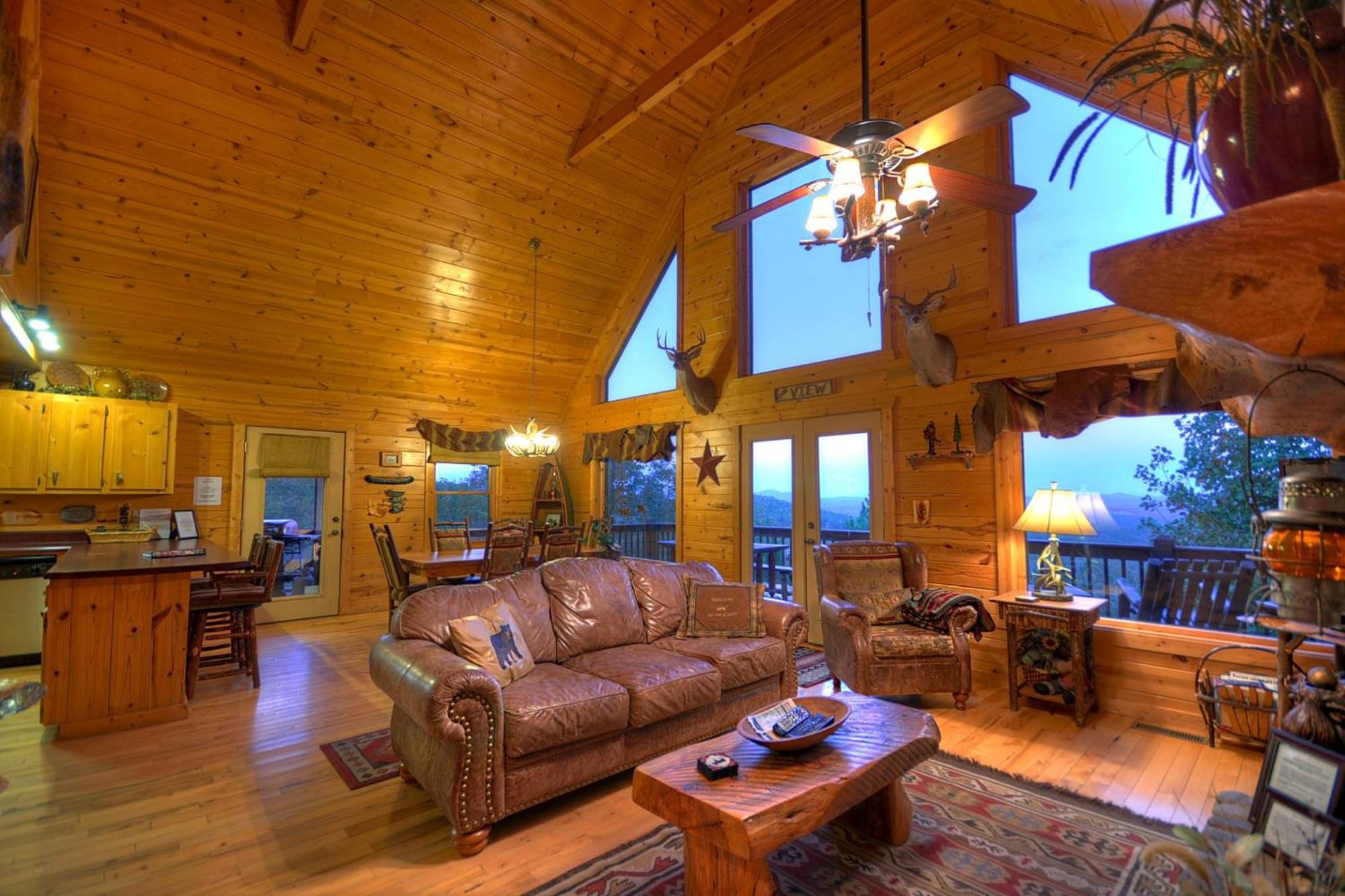 The View Sweeping Mountain Views Gas Fireplace Game Room Hot Tub 蓝岭 外观 照片